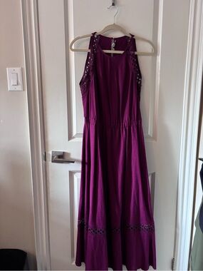 RW&CO. Sleeveless Maxi Dress in Plum